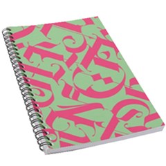 Pattern Ornament Gothic Style Elegant Font Tattoos 5 5  X 8 5  Notebook by Amaryn4rt