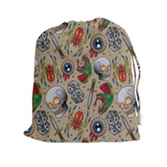 Tattoo Pattern Drawstring Pouch (2xl)