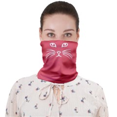 Cute Cat Face Covering Bandana (adult) by CowCowBandana