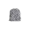 Vector-eclectic-fabric-seamless-pattern-animal-background-with-baroque-ornament Drawstring Pouch (XS) View1