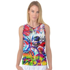 Crazy Grafitti Women s Basketball Tank Top by essentialimage