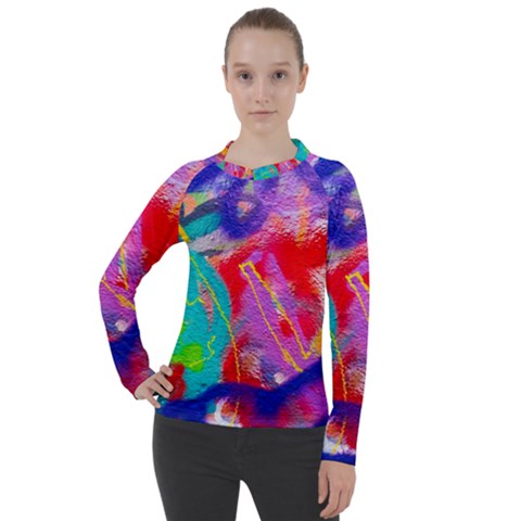Crazy Graffiti Women s Pique Long Sleeve Tee by essentialimage