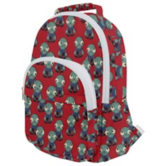 Zombie Virus Rounded Multi Pocket Backpack