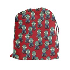 Zombie Virus Drawstring Pouch (2xl) by helendesigns