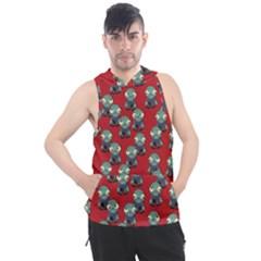 Zombie Virus Men s Sleeveless Hoodie by helendesigns