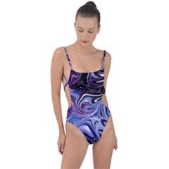 Galaxy Tie Strap One Piece Swimsuit by Sparkle