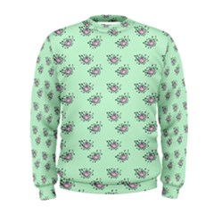 Zodiac Bat Pink Mint Men s Sweatshirt by snowwhitegirl