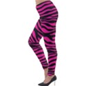 Pink Zebra Lightweight Velour Leggings View3