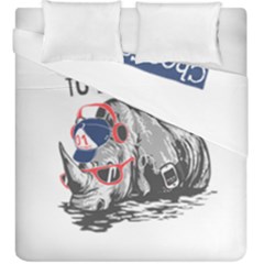 Choose To Be Tough & Chill Duvet Cover Double Side (king Size) by Bigfootshirtshop
