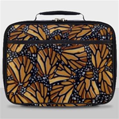Monarch Butterfly Wings Pattern Full Print Lunch Bag