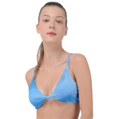 Aquamarine Knot Up Bikini Top by Janetaudreywilson