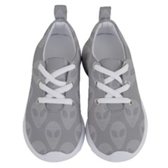 Grey Aliens Ufo Running Shoes by SpinnyChairDesigns