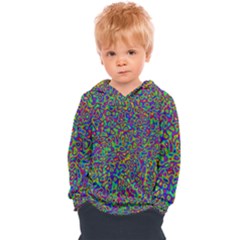 Abstract Rainbow Marble Camouflage Kids  Overhead Hoodie by SpinnyChairDesigns