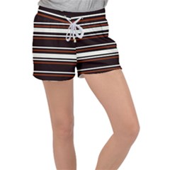 Classic Coffee Brown Velour Lounge Shorts