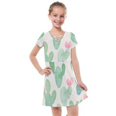Photography-backdrops-for-baby-pictures-cactus-photo-studio-background-for-birthday-shower-xt-5654 Kids  Cross Web Dress by Sobalvarro