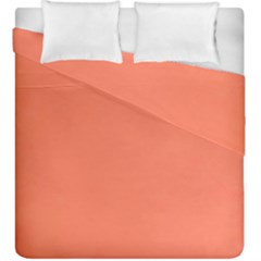 Appreciating Apricot Duvet Cover Double Side (king Size)