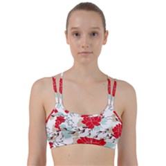 Floral Pattern  Line Them Up Sports Bra by Sobalvarro