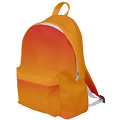 Red Orange Gradient Ombre Colored The Plain Backpack by SpinnyChairDesigns