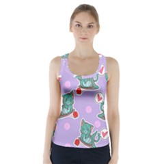Playing Cats Racer Back Sports Top by Sobalvarro