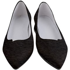 Black Color Texture Women s Block Heels  by SpinnyChairDesigns