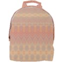 Boho Soft Peach Pattern Mini Full Print Backpack View1