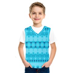 Boho Aqua Blue Kids  Sportswear by SpinnyChairDesigns