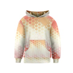 Abstract Floral Print Kids  Pullover Hoodie by SpinnyChairDesigns