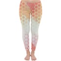 Abstract Floral Print Classic Winter Leggings View1