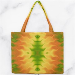 Lemon Lime Tie Dye Mini Tote Bag by SpinnyChairDesigns