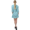 Waves Mini Skater Shirt Dress View2