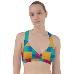Squares  Sweetheart Sports Bra by Sobalvarro