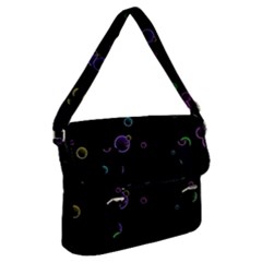 Bubble In Dark Buckle Messenger Bag by Sabelacarlos