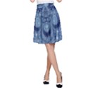Royal Blue Swirls A-Line Skirt View1