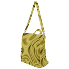Golden Wave  Crossbody Backpack
