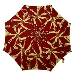 Flowery Fire Hook Handle Umbrellas (medium) by Janetaudreywilson