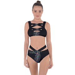 Galaxy Space Bandaged Up Bikini Set 