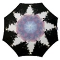 Colorful overcast, pink,violet,gray,black Straight Umbrellas View1