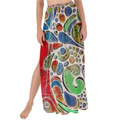 Pop Art - Spirals World 1 Maxi Chiffon Tie-up Sarong by EDDArt