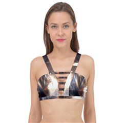 Flash Light Cage Up Bikini Top