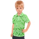 Electric Lime Kids  Polo Tee View1