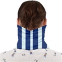 Navy in Vertical Stripes Face Covering Bandana (Adult) View2