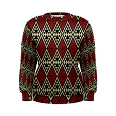 Motif Boho Style Geometric Women s Sweatshirt by tmsartbazaar