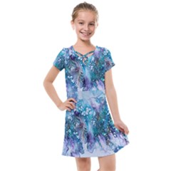 Sea Anemone Kids  Cross Web Dress by CKArtCreations