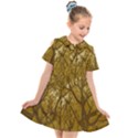 Forest Landscape Illustration 2 Kids  Short Sleeve Shirt Dress View1