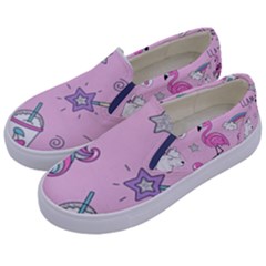 Llama Cute 1 Llama Cute 1 Kids  Canvas Slip Ons by myllamagirl