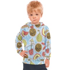 Tropical Pattern Kids  Hooded Pullover by GretaBerlin