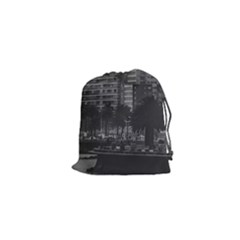 Sunset Coastal Urban Scene, Montevideo, Uruguay Drawstring Pouch (xs) by dflcprintsclothing