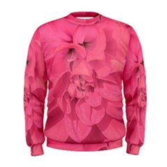 Beauty Pink Rose Detail Photo Men s Sweatshirt by dflcprintsclothing