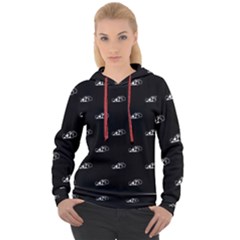 Formula One Black And White Graphic Pattern Women s Overhead Hoodie