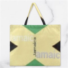 Jamaica, Jamaica  Zipper Large Tote Bag